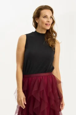 Fie top SORT 16896
