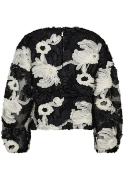 FleurCC Fluffy Blouse 96Black 35951