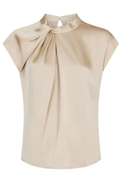 Fleur Drapy Satin Dark Sand 160990