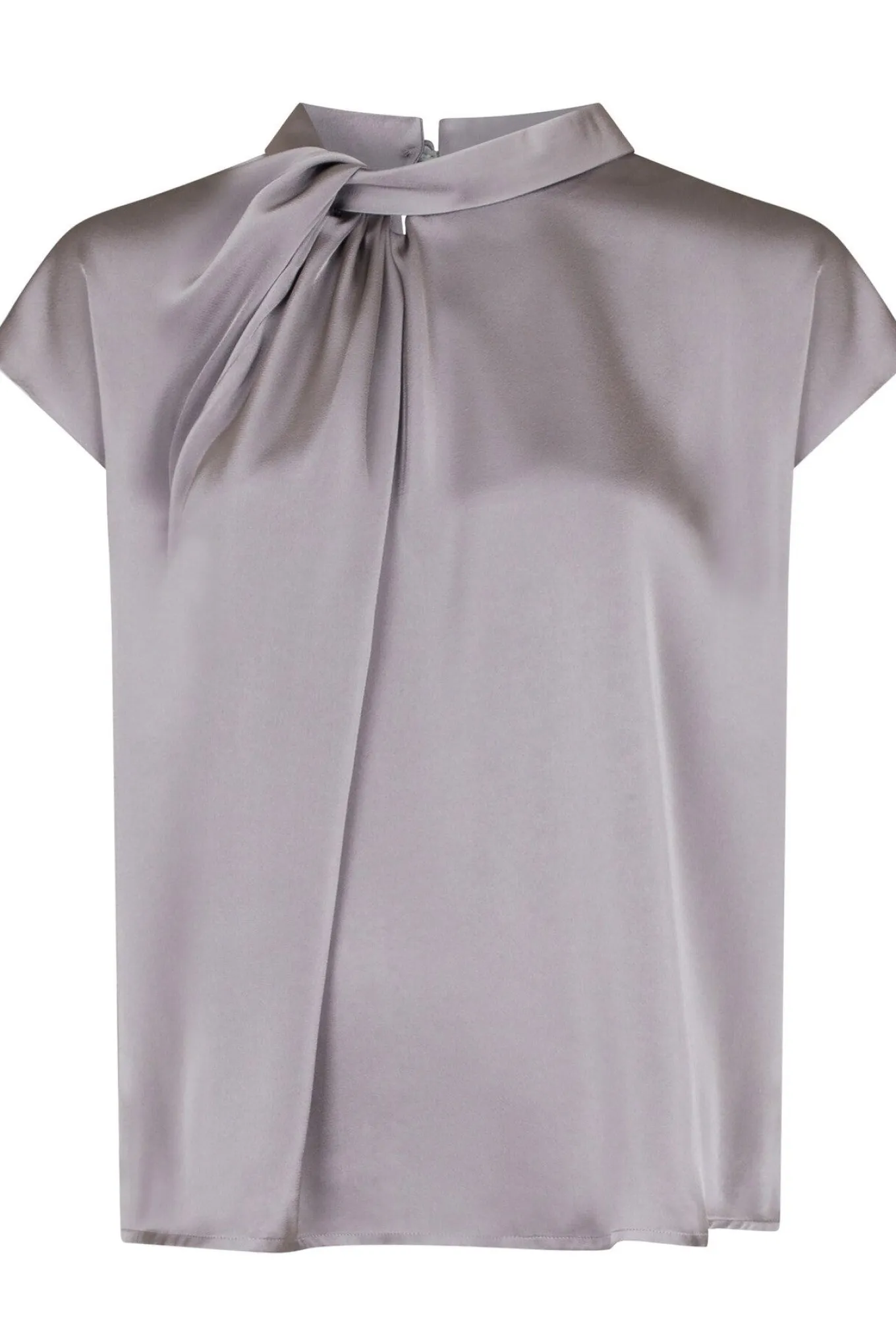 Fleur Drapy Satin Grey 160990