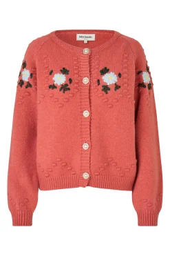 GracelynnLL Knit Cardigan LS 37 Burned Rose 254975020