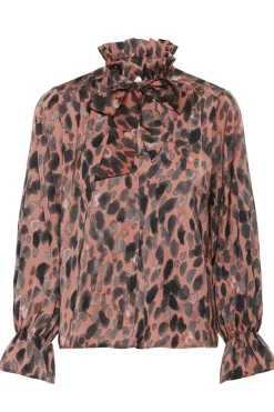 GRACIEIW PRINTED BLOUSE ROSE PAINTED DOT 900003318 30112280