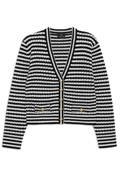 Gwen Black Ivory Striped A0910484