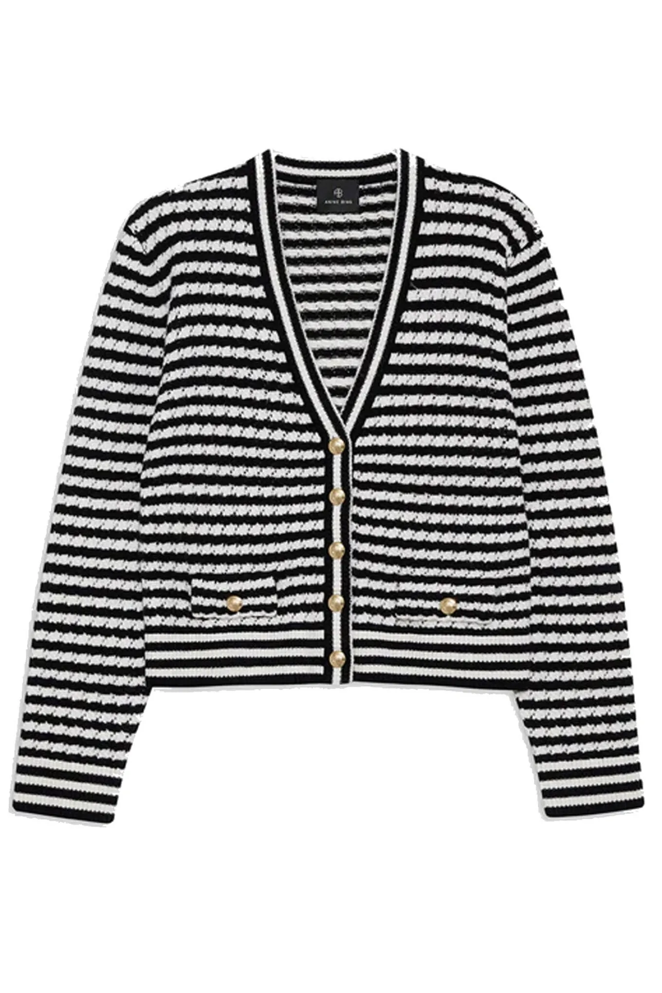 Gwen Black Ivory Striped A0910484