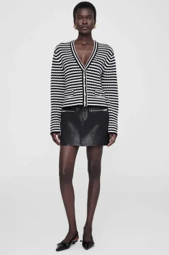 Gwen Black Ivory Striped A0910484