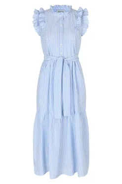 HarrietLL Maxi Dress SL 80 Stripe 252683039