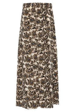 651HMSican maxi skirt 852 Shitake print HM1287
