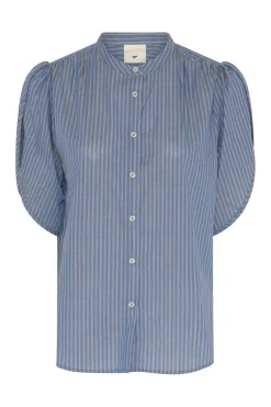 463HMTulin shirt 943 Blue stripe HM1299