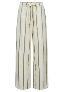 IdieCC Stripe Pants 1134O/W Green 41088