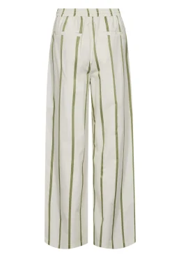 IdieCC Stripe Pants 1134O/W Green 41088