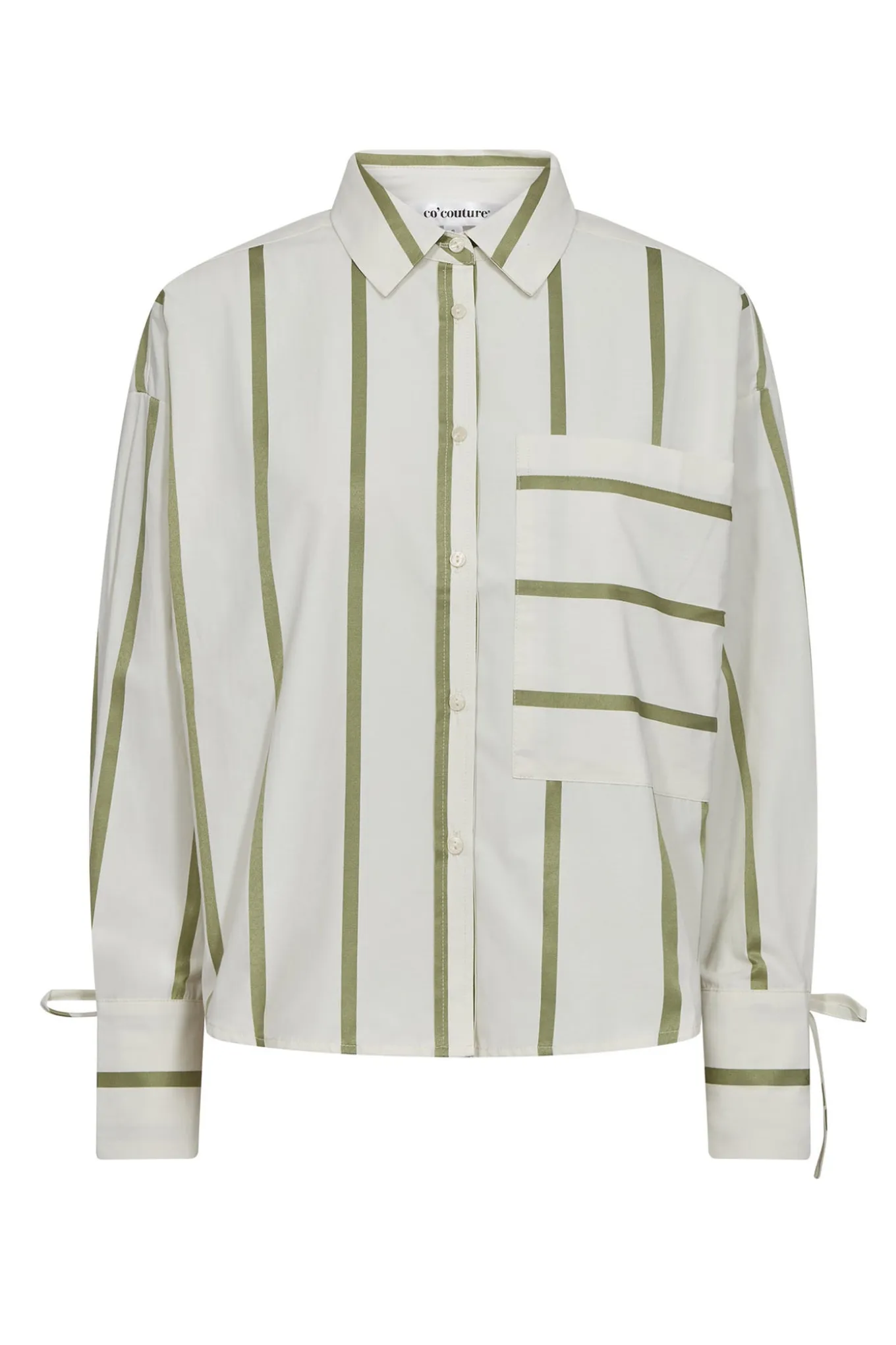 IdieCC Stripe Shirt 1134O/W Green 45087