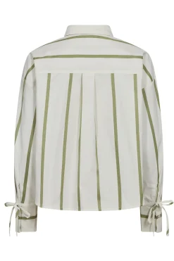 IdieCC Stripe Shirt 1134O/W Green 45087