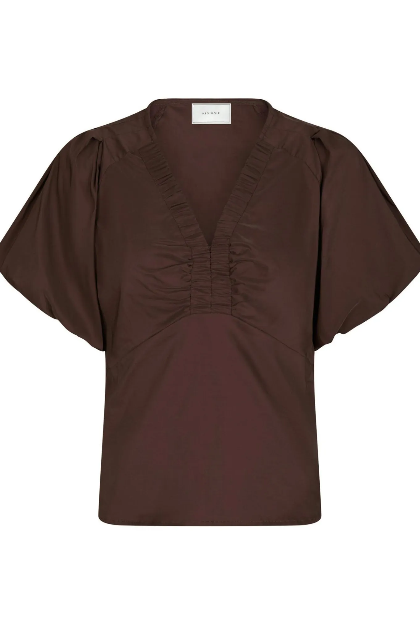 Irina Poplin Dark brown 162219