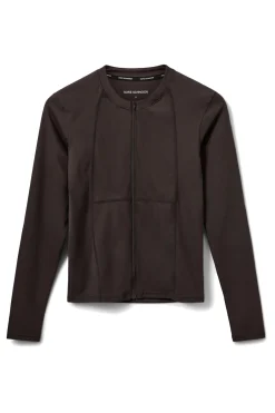 JAYASPO ZIP BLOUSE 7025 Dark brown SPO1036
