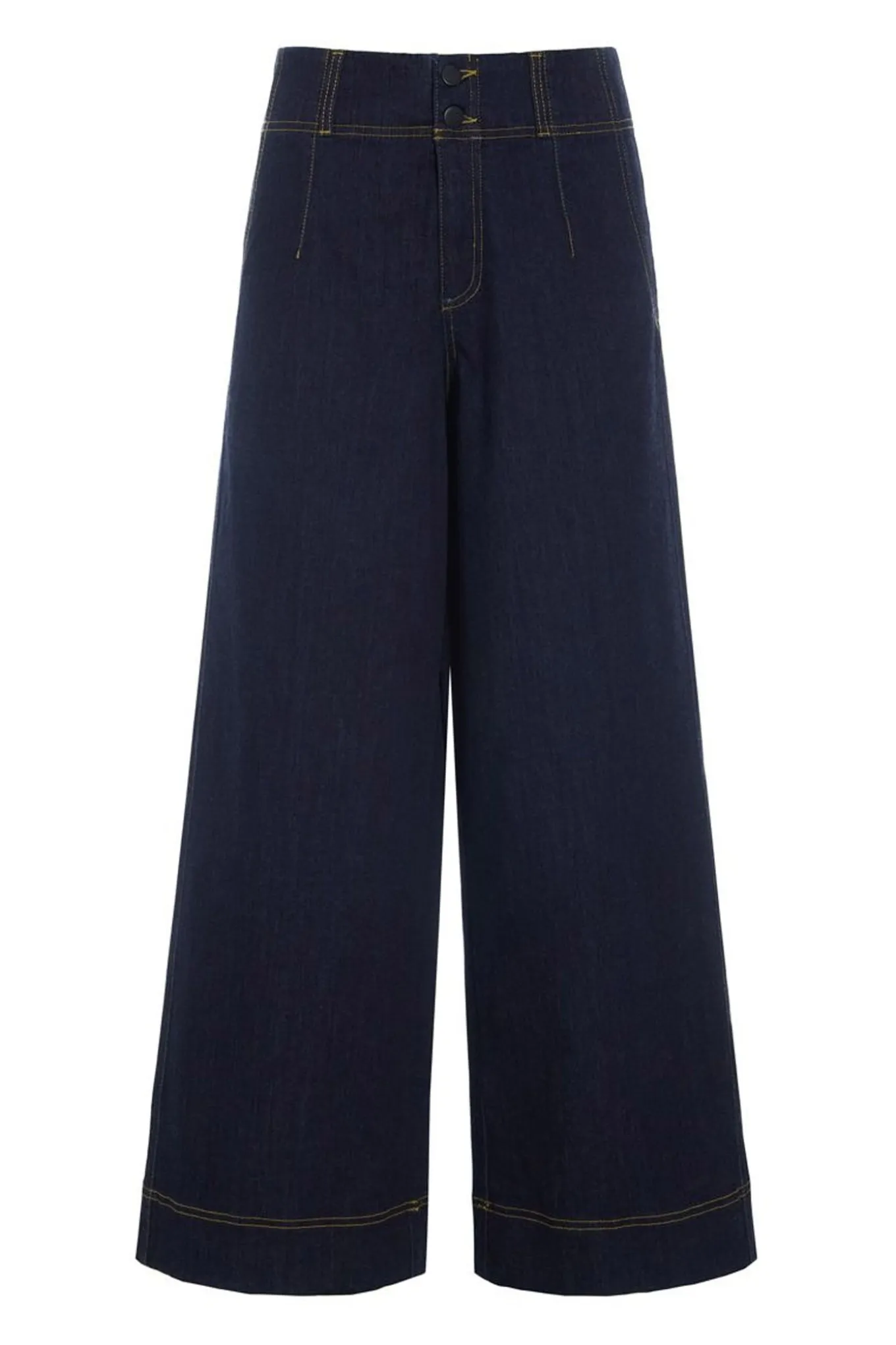 Jinzu vide bukser Dark Denim 26124455607