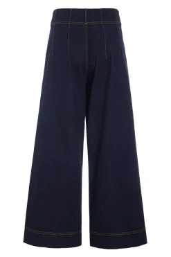 Jinzu vide bukser Dark Denim 26124455607