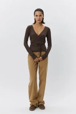 JOODYSW BLOUSE 7129 Brown Fudge SNOS558