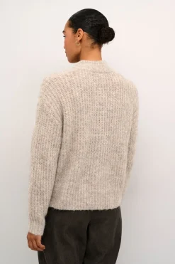 KAane Knit Cardigan Major Brown Melange 10507843
