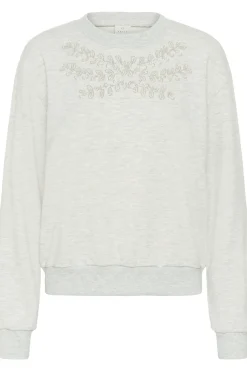 KAdaniela Sweatshirt Light Grey Melange 100126 10511169