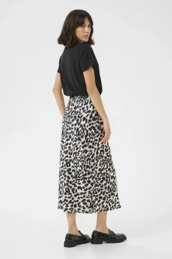 KAjune Skirt Grey leopard