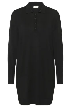 KAlizza Polo Knit Dress Black deep 10510688