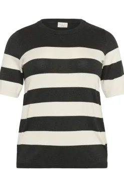 KAlizza Striped Knit DGM/Turtledove Wide Stripe 10508410