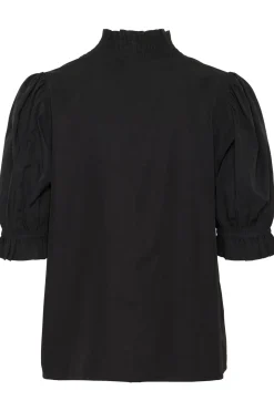 KAmaia Short Sleeve Blouse Black deep 10509665