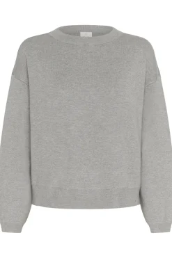 KAmalina Knit Pullover NO Grey Melange 100123 10511110
