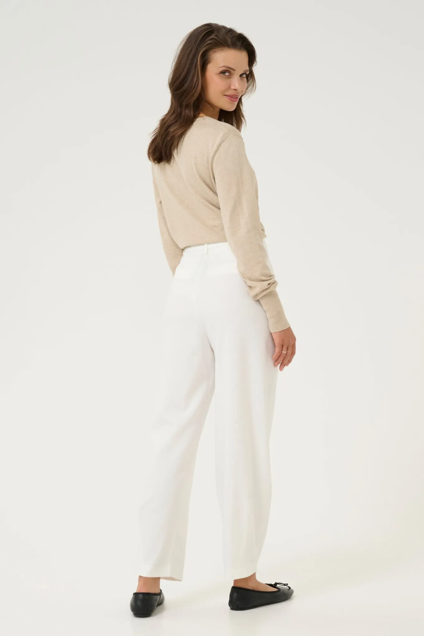 KAmerle Pants Suiting Chalk 10504769