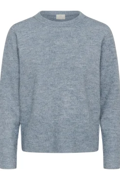 KAniel Crew Neck Pullover Windward Blue Melange 10510744