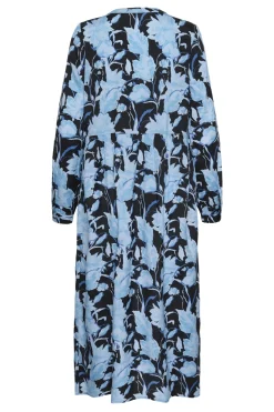 KAsasia Shirt Dress Blue Snake Flower 108753 10511180