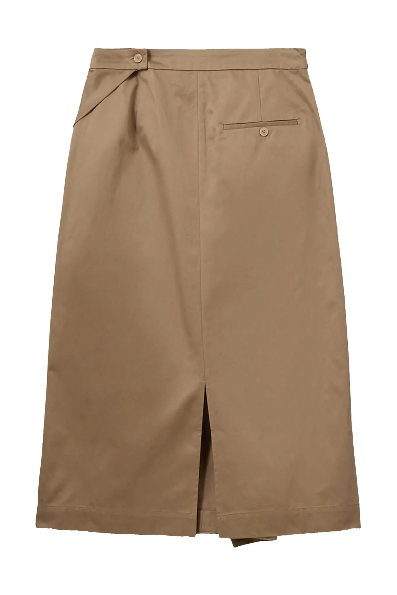 KATRINESW MIDI WRAP SKIRT 7012 Camel S261472