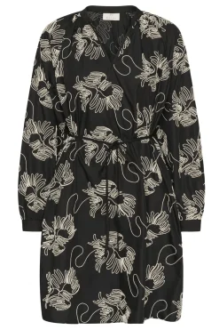 KAvinie Dress Black Chalk Embroidery 10883 10511097