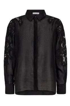KawaCC Embroidery Shirt 96Black 35988