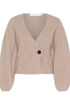 KayllaIW Cardigan Sandy Grey Melange