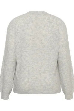 KCanita Knit Cardigan Light Grey Melange