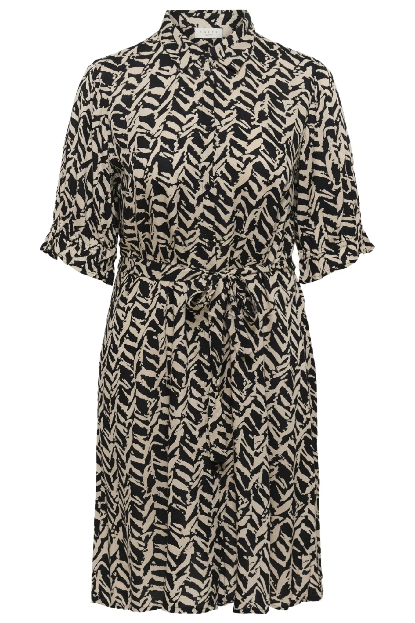 KCdena Dress Black/Feather Grey Lines 10583991