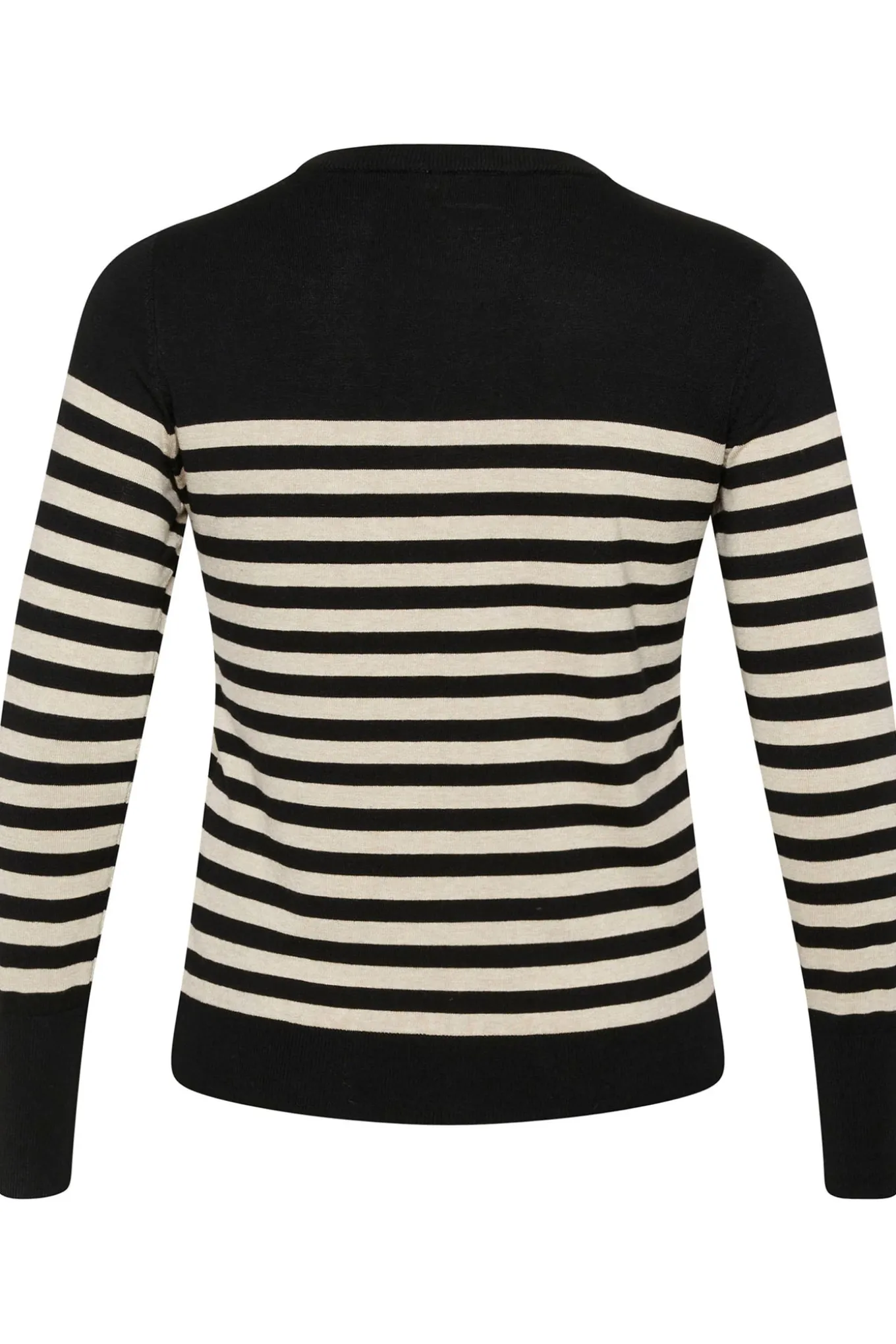 KClizzy Striped Knit Pullover Black/Feather Gray Mel. Stripe 10582600