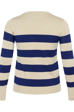 KClizzy Striped Knit Pullover Blue/Feather Gray Mel. Stripe 10582600