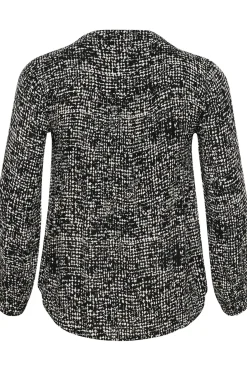 KCmila Ami Blouse Black/Turtledove Graphic Dot 10582922