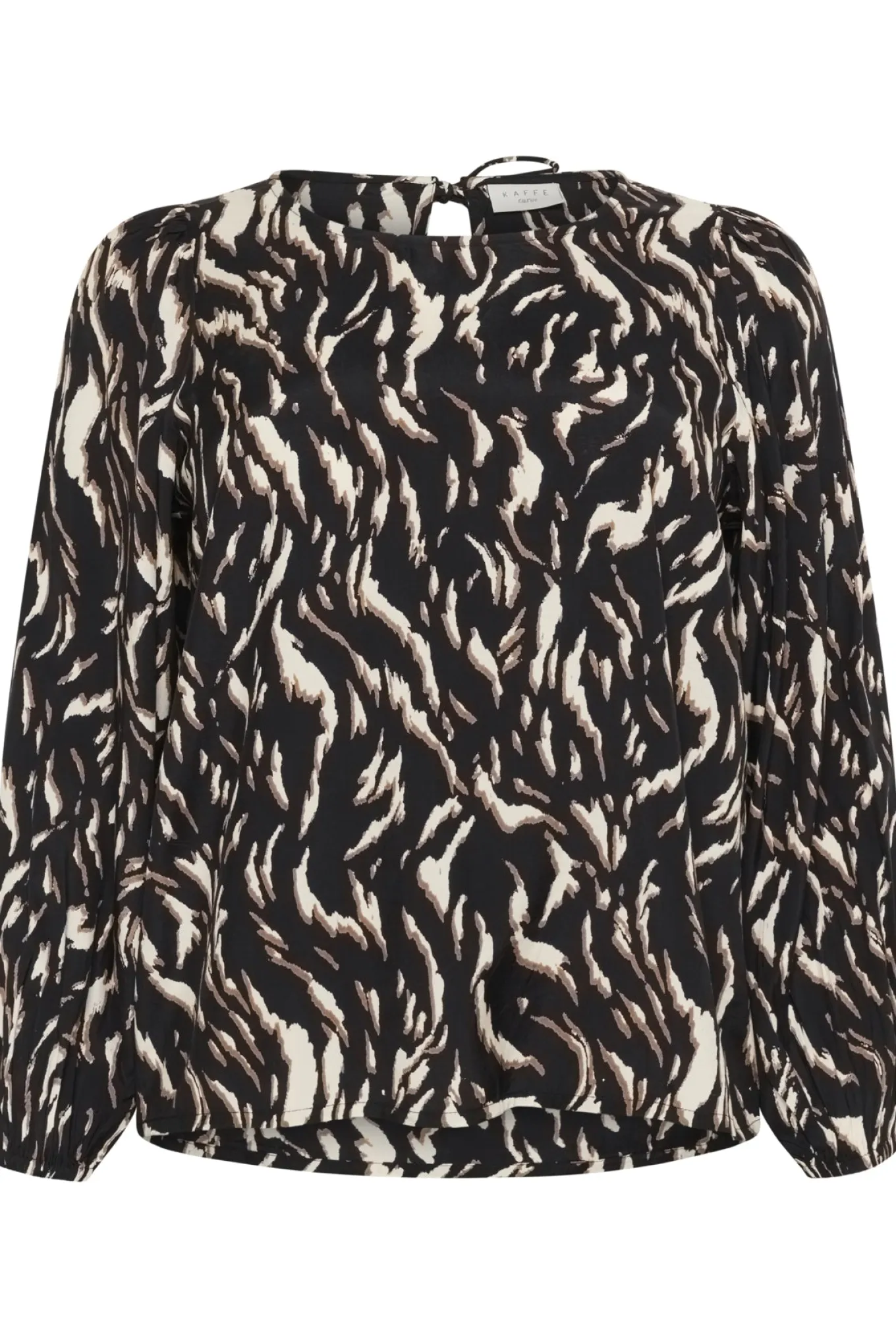 KCmilina Blouse Black/Brown Graphic Animal 10583607