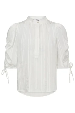 KesiCC SS Puff Blouse 4000White 35956