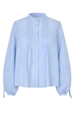 Lannall Shirt Ls Light Blue 261651085