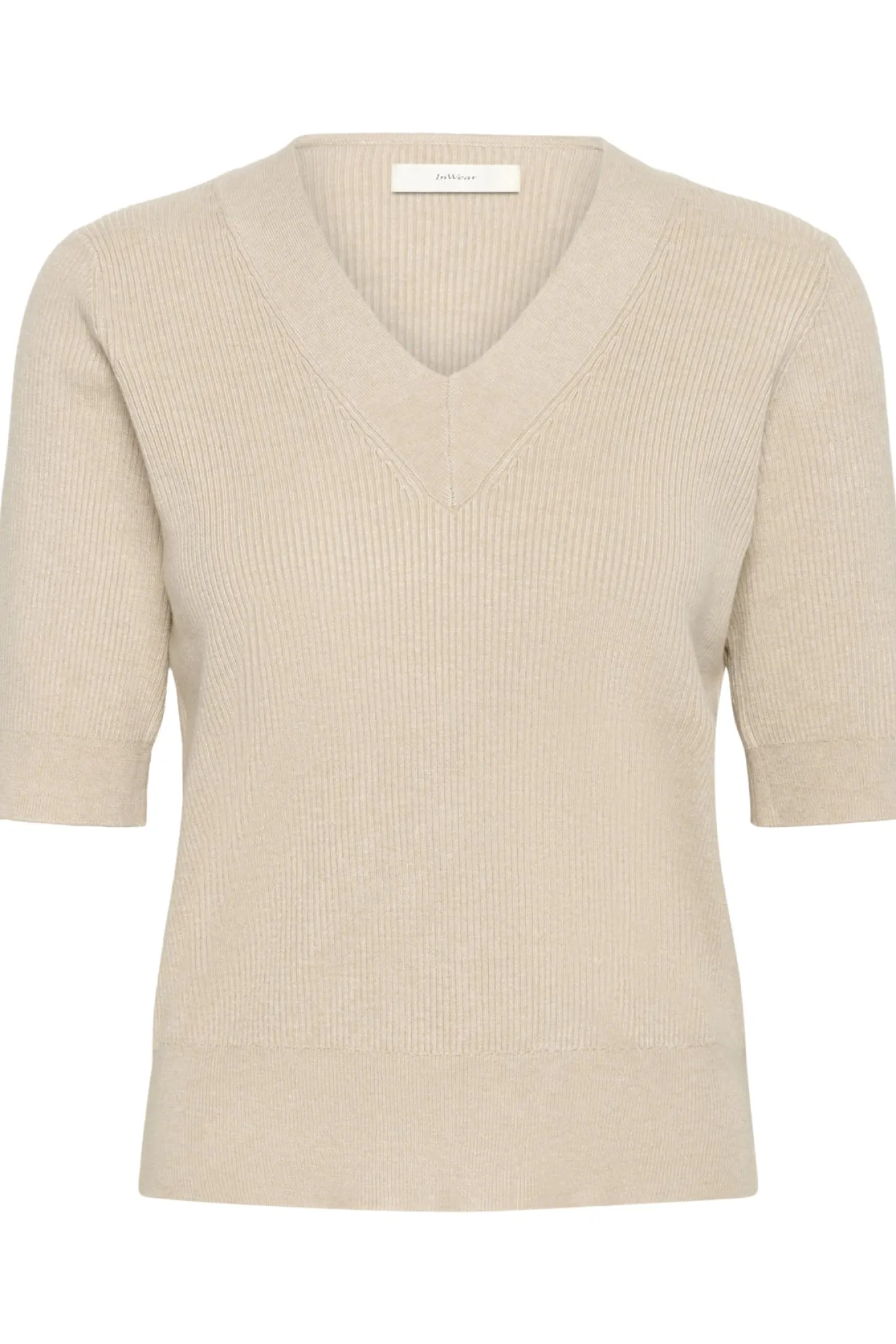 LeenahIW VNeck Blouse Haze Melange 1304031 30110675