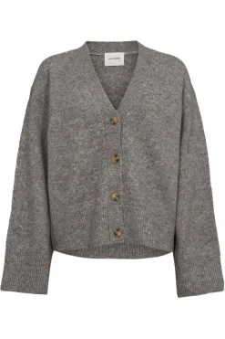 LEVASW CARDIGAN 8000 Grey mel SNOS420