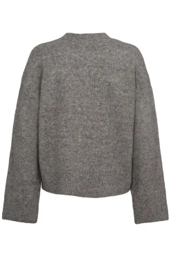 LEVASW CARDIGAN 8000 Grey mel SNOS420