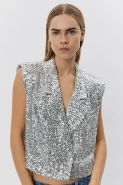 LINKASW VEST 8037 Silver S251146