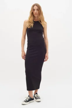 LolahIW Base Tank Dress Black 30109344