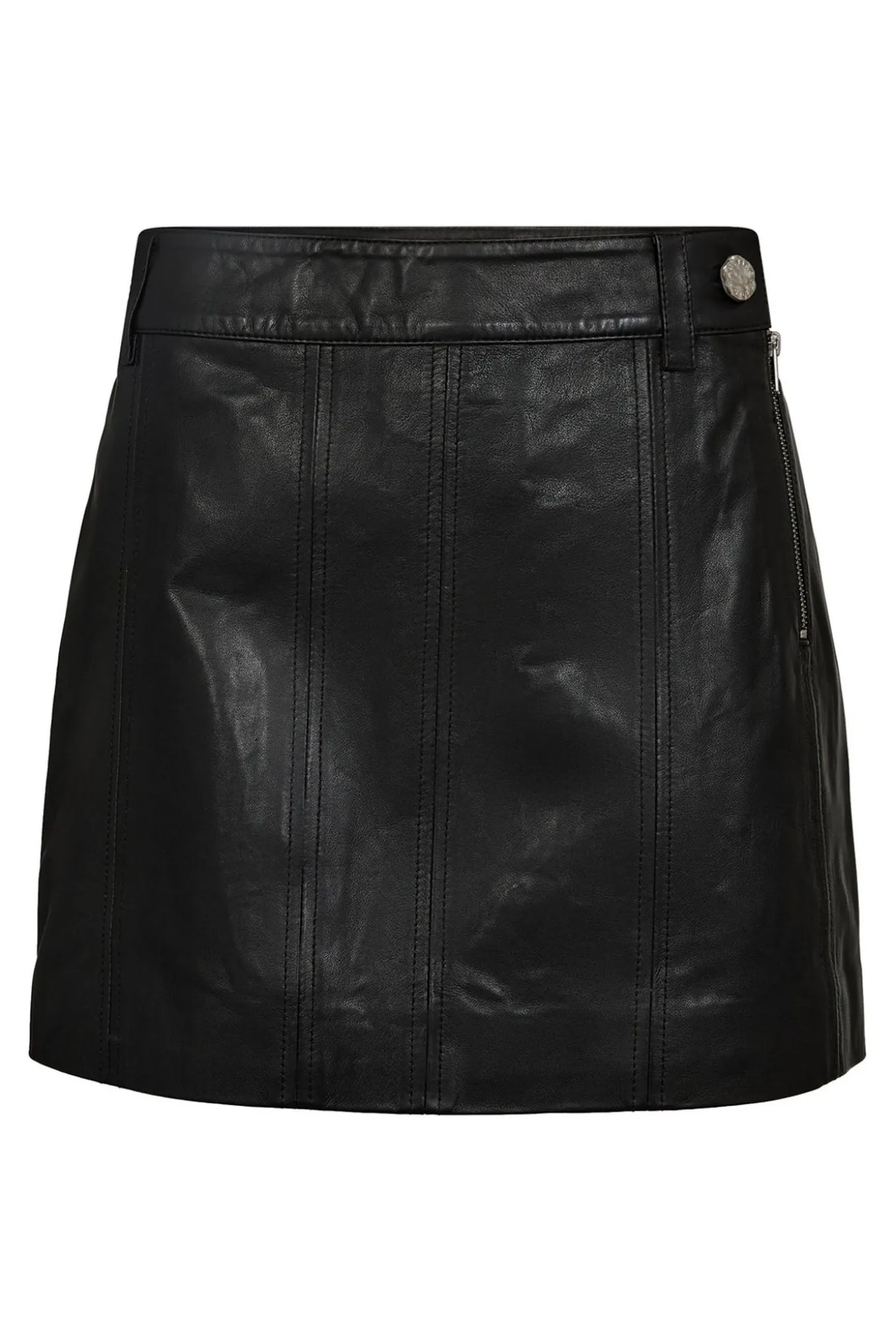 Loreen Leather Skirt Black HL10443