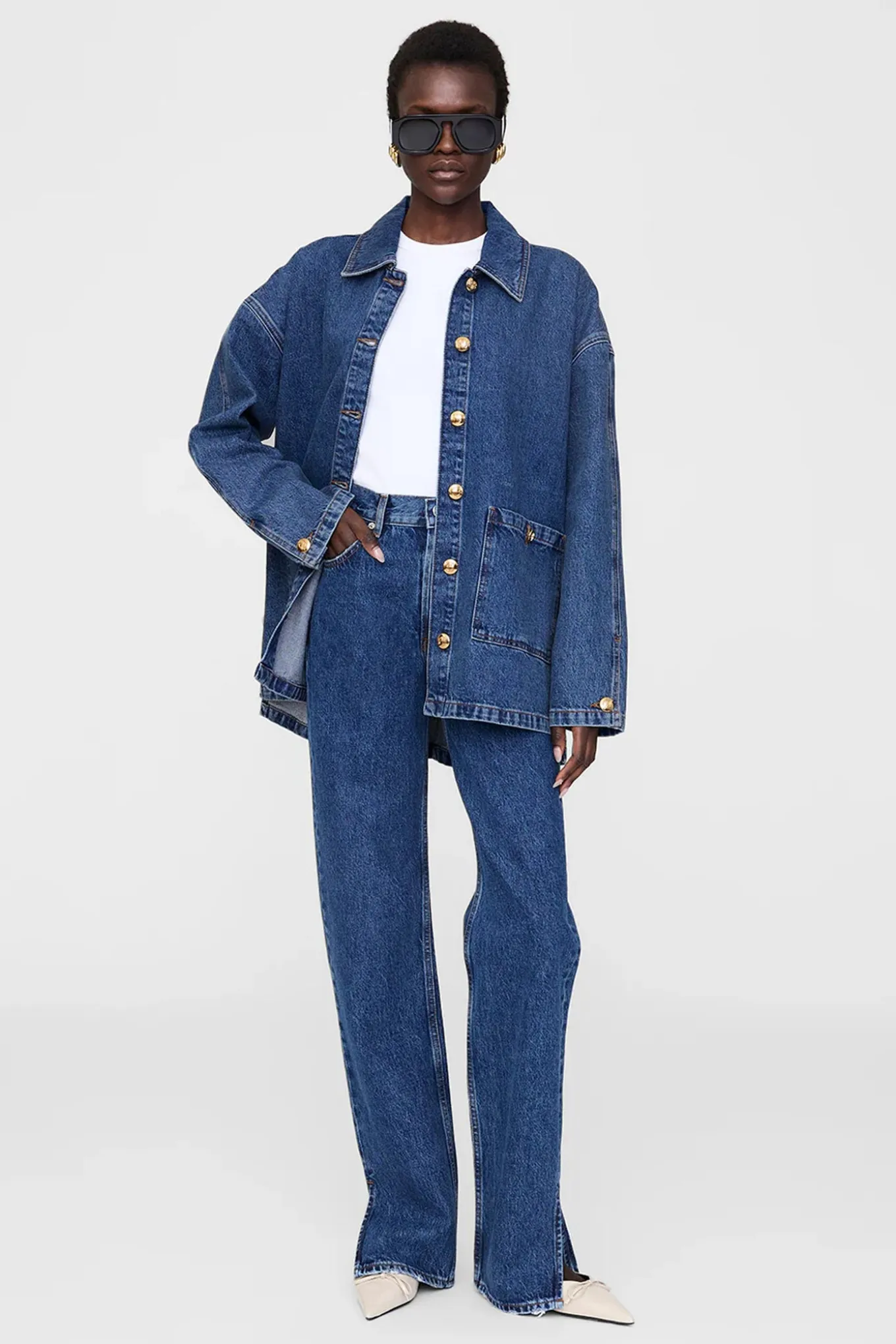 LUCA Indigo blue denim A0110856WHD36